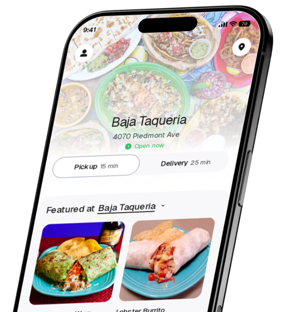 Baja Taqueria app preview