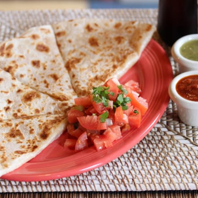 Prawn Quesadilla.