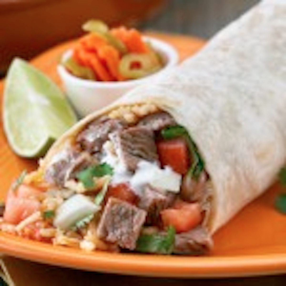 Grilled Steak Burrito.