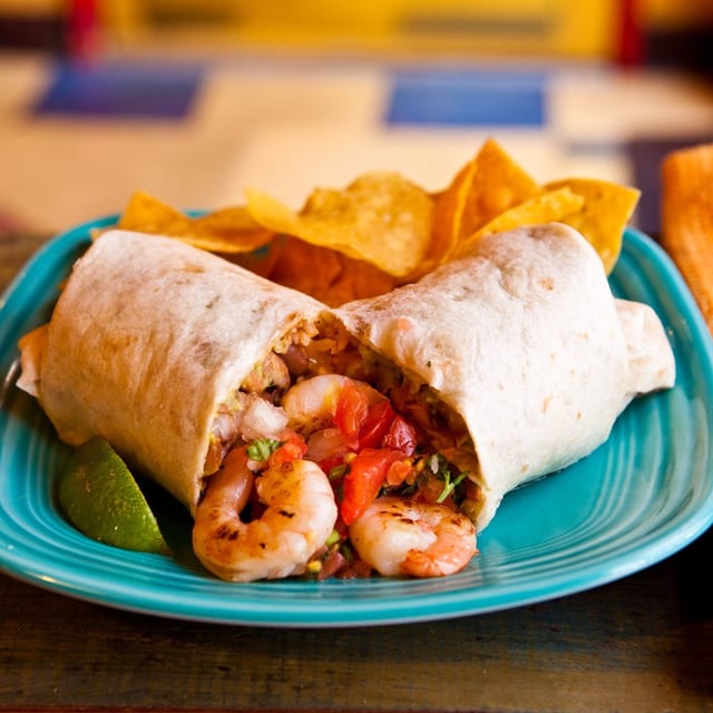 Prawn Burrito.