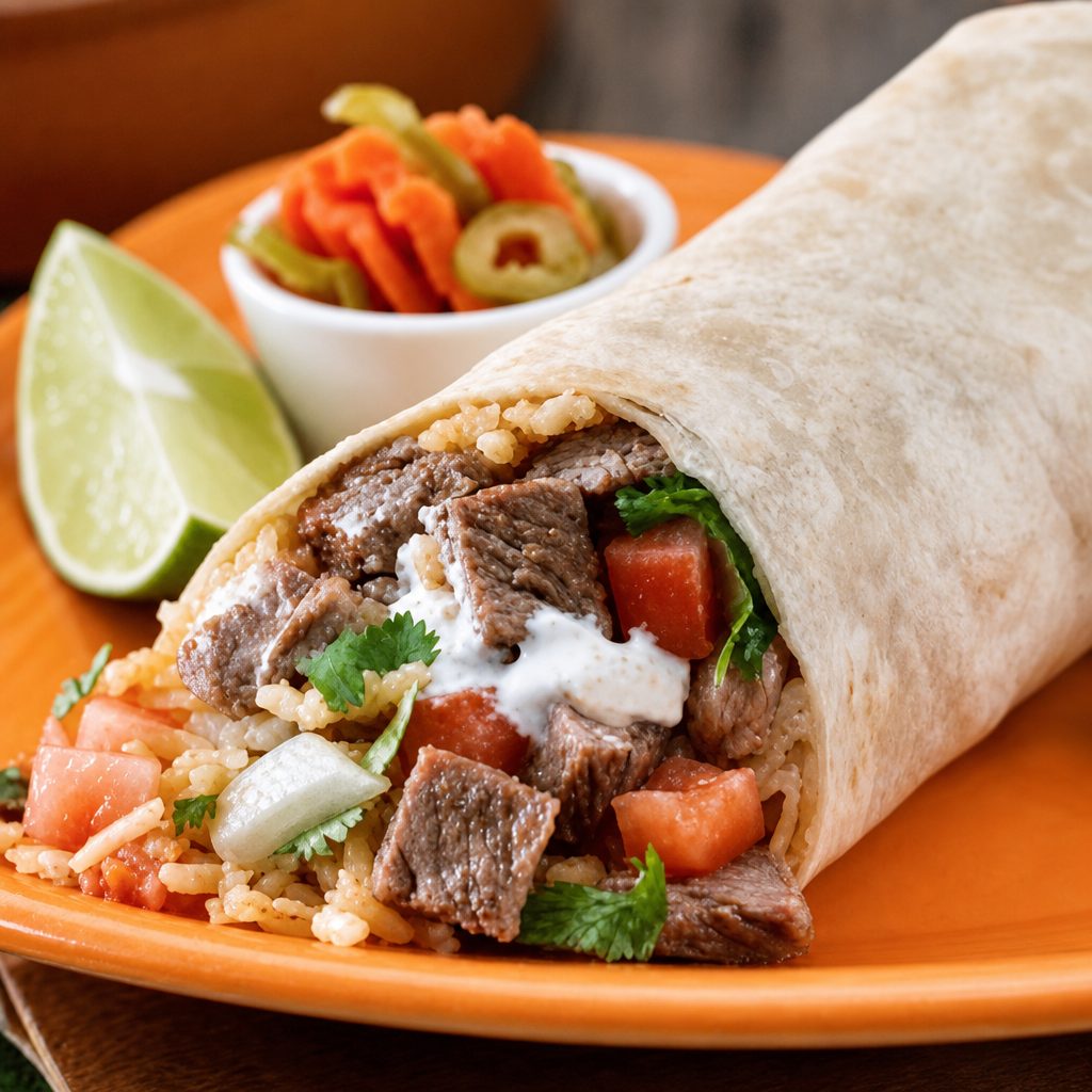 Grilled Steak Burrito.