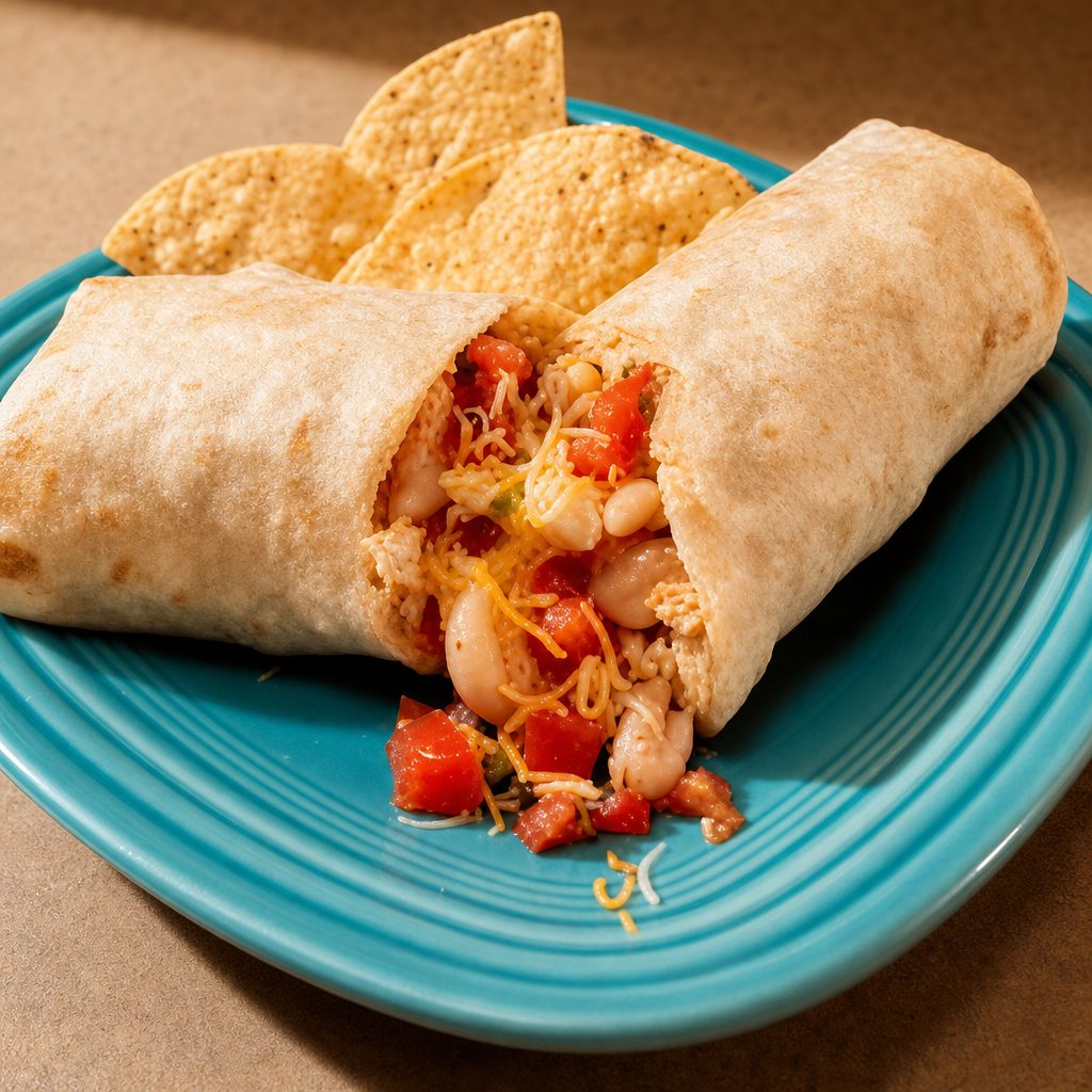 Lobster and Prawn Burrito.