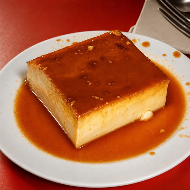 Flan Caramel Custard.