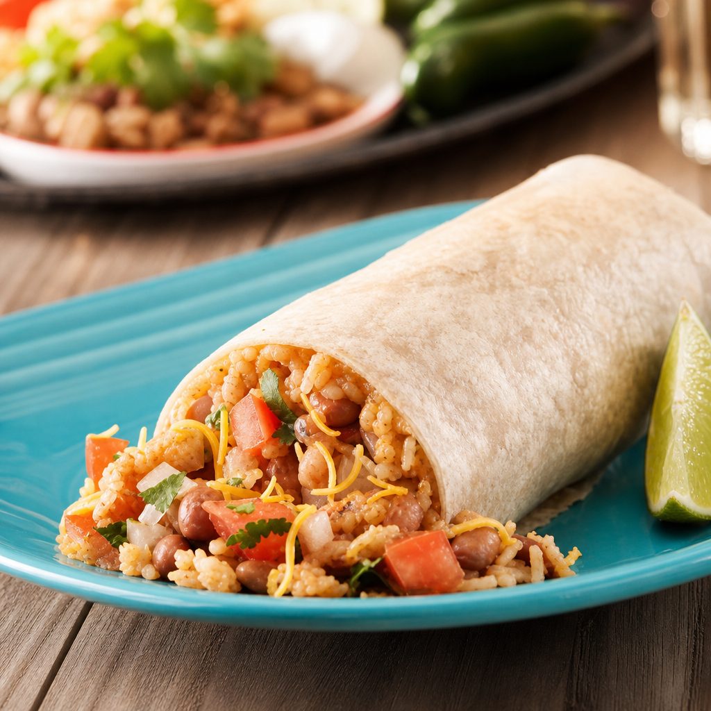El Jefe' Fish Burrito.