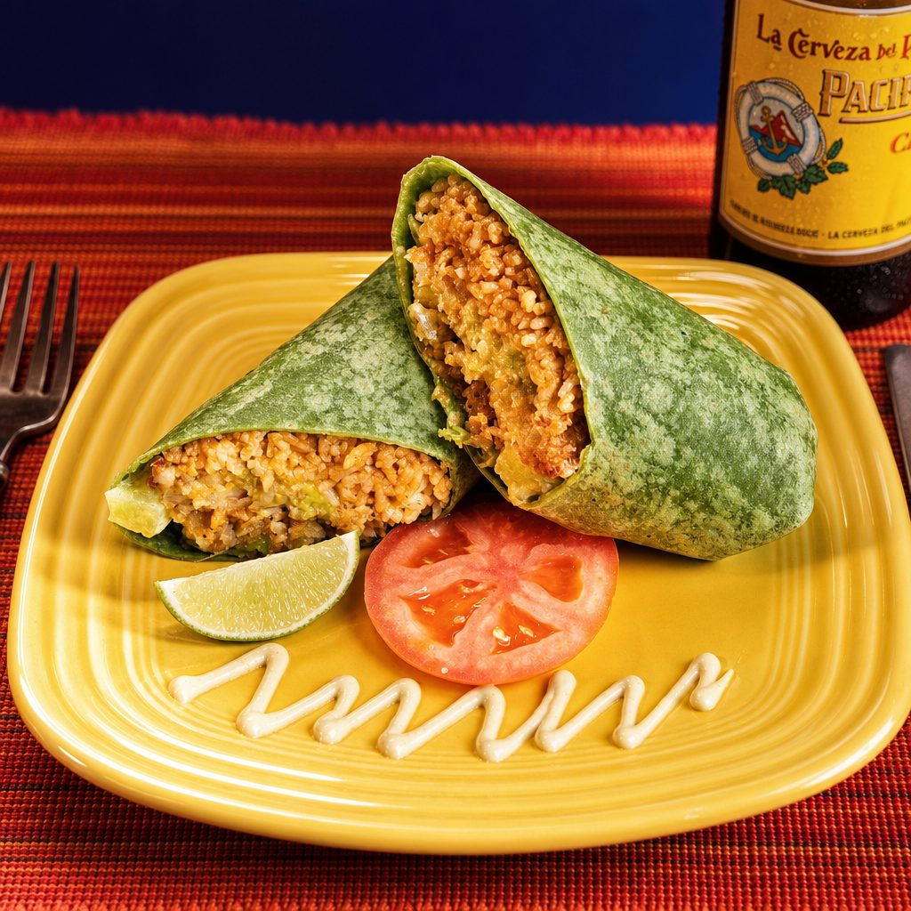 Wasabi Burrito (East Meets Mex!).