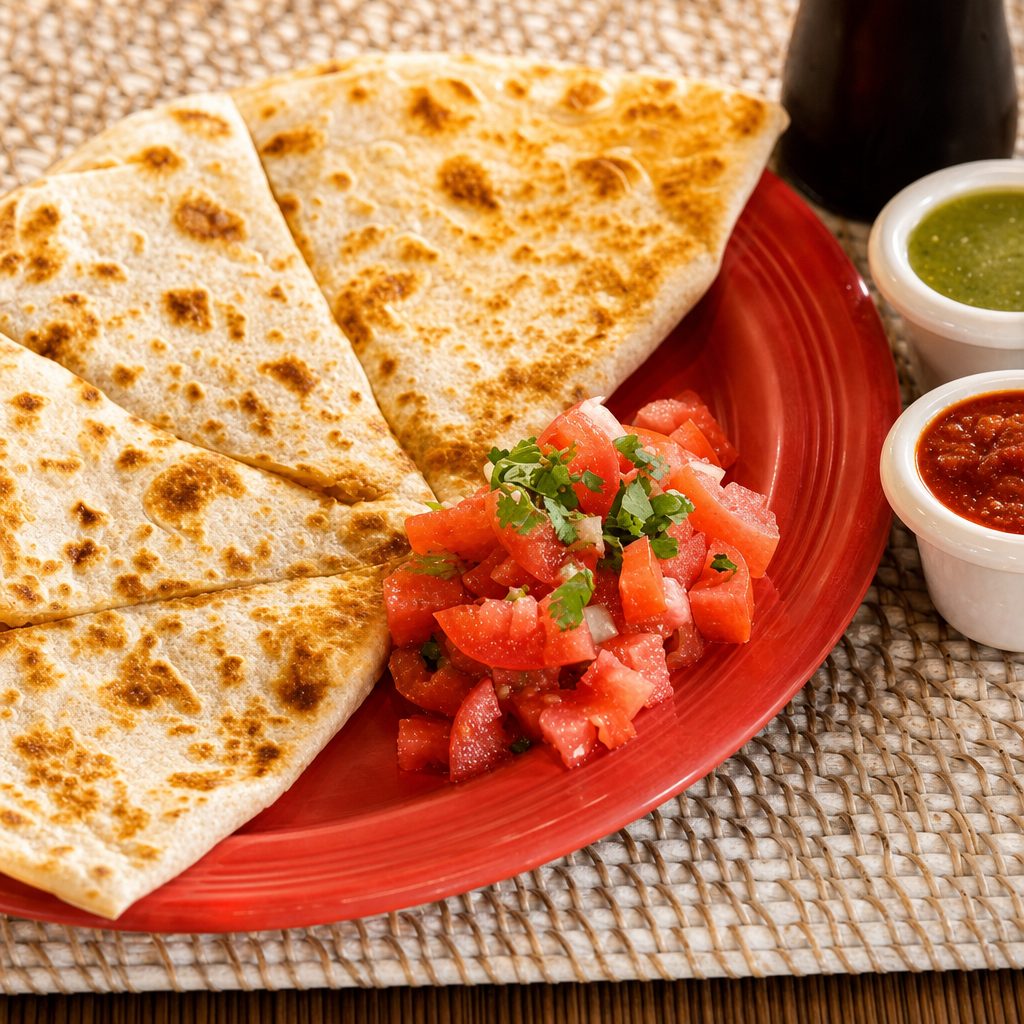 Chicken Quesadilla.